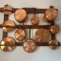 Batteria di pentole da arredamento