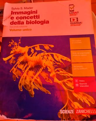 Libro " Immagini e concetti della biologia" seconu