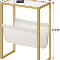 Tavolino. Metallo portariviste hoobro salvaspazio