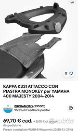 Attacco per bauletto Majesty 400 K331