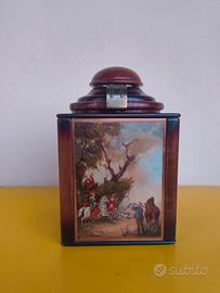 Vaso portatabacco in legno