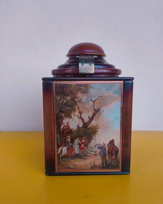 Vaso portatabacco in legno