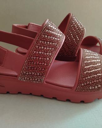 Sandali rosa Skechers Arch Fit Numero 39