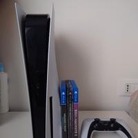 Ps5 con Dualsense mai usato e 3 giochi