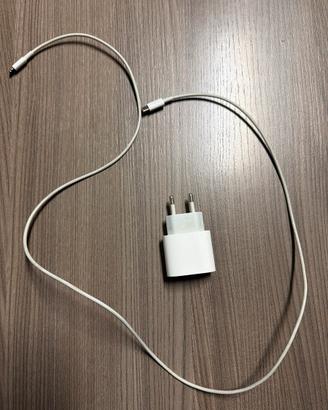 Caricabatterie apple originale usb/c- lighting