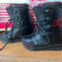 Snowboard + Attacchi + Scarponi bambino