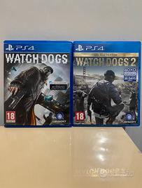 Lotto giochi Watchdogs 1 e 2 PS4