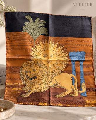 Fornasetti Foulard in pura seta made in Italy