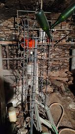 scolabottiglie ferro battuto 