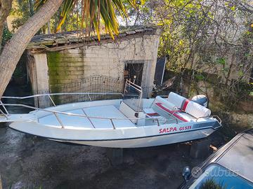  salpa 550 con Yamaha 40 4 tempi 