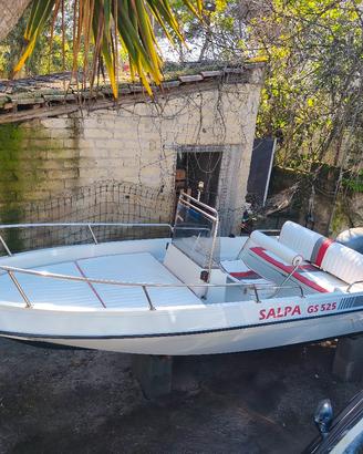  salpa 550 con Yamaha 40 4 tempi 