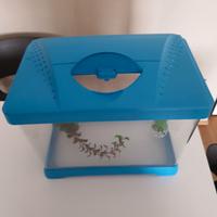 Acquario in plastica con coperchio 30 litri