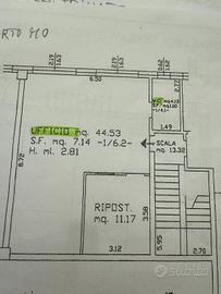 UFFICIO AL PRIMO PIANO A BOMPORTO