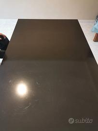 tavolo   nero lucido cm 130x80 cucina/soggiorno 
