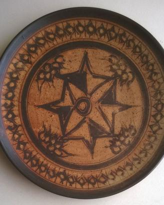 Piatto Decorativo in Ceramica Artigianale