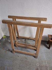 Cavalletti due in legno 