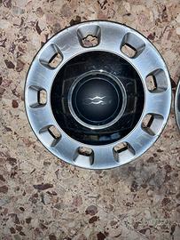 Copriruote Fiat 500 cromate