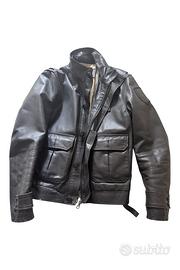BLAUER USA GIUBBOTTO DI PELLE NERO TAGLIA L