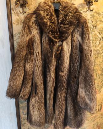 Pelliccia Murmasky Procione Donna Giacca Cappotto 