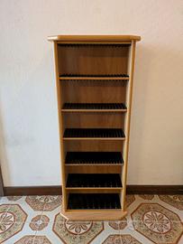 Mobile porta CD e VHS in legno