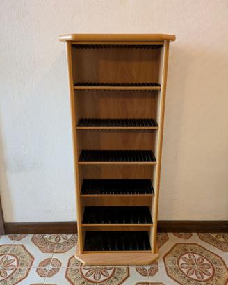 Mobile porta CD e VHS in legno