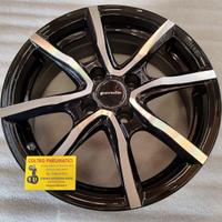 4 Cerchi In Lega NUOVI Da 15 Per Fiat Panda 500