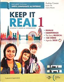 Libro INGLESE "KEEP IT REAL 1" + extra book