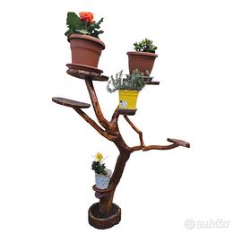 Scultura in legno naturale