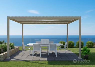 Pergola Bioclimatica Alu 3x4 Metalfranchi Garden