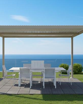 Pergola Bioclimatica Alu 3x4 Metalfranchi Garden
