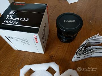 CANON EF 15mm F 2.8 FISHEYE come NUOVO