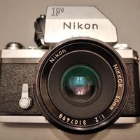 NIKON F Photomic FTn NIKKOR 50 f 2 seminuova 