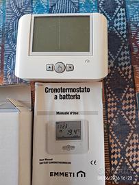 cronotermostato a batteria Emmeti