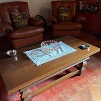 Tavolino in noce massello