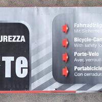 Portabici da tetto, con chiave