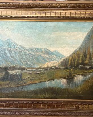 Pompilio Seveso (1877-1949) - Paesaggio Alpino