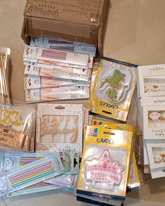 STOCK CANDELE COMPLEANNI