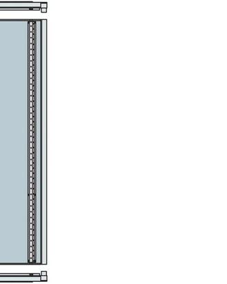 STRUTTURA PER VANO CAVI 300X2000MM. ABB VC2000