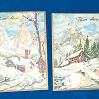 cartoline buon anno vintage 