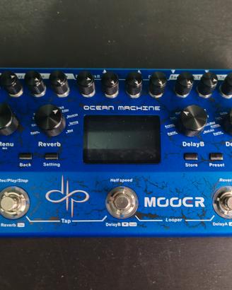 Mooer Ocean Machine Delay + Reverb + Loooper 