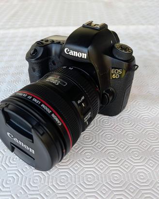 Fotocamera reflex  Canon 6d sensore full frame 
