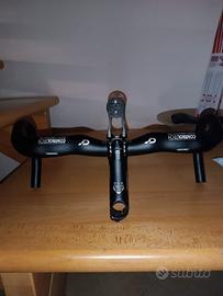 Manubrio bici da corsa Controltech+ attacco 11 cm