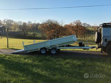 Rimorchio basculante 362 x 190 cm. Mc. 2750 Kg.
