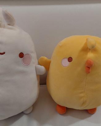 Peluches Molang e PiuPiu
