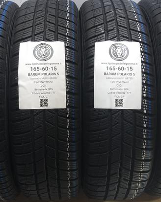 4 GOMME 165 60 15 BARUM A68238