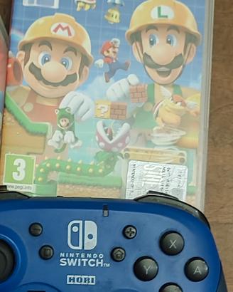 Joypad Nintendo S. + gioco Super Mario Maker 2
