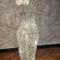 Lampada da terra💡in filo metallico