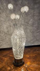 Lampada da terra💡in filo metallico