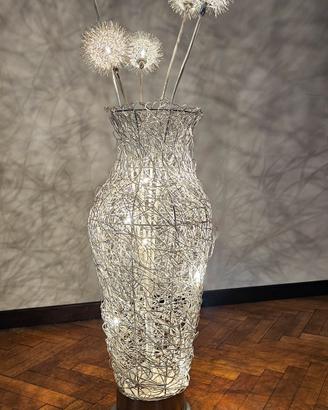 Lampada da terra💡in filo metallico
