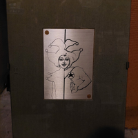 Quadro vintage con jolly